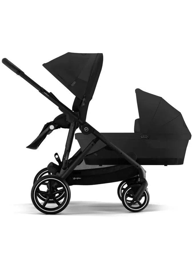 Коляска для погодок Cybex Gazelle S BLK, черный (moon black), с дождевиком