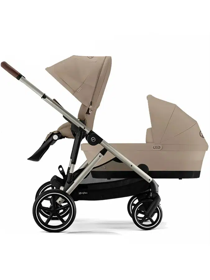 Коляска для погодок Cybex Gazelle S TPE, бежевый (almond beige), с дождевиком