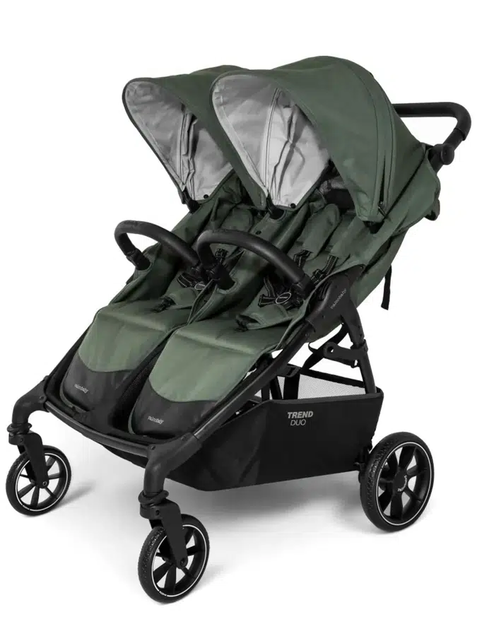 Коляска прогулочная для двойни Valco Baby Snap DUO Trend, зеленый (basil)