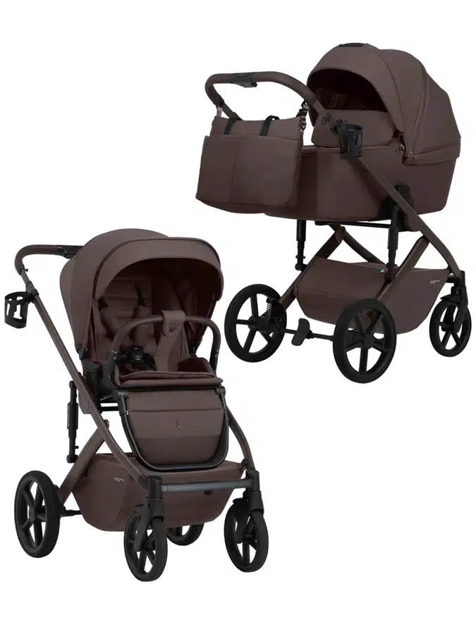 Коляска 2 в 1 SBL (Sweet baby) Dolce, коричневый (chocolate brown)