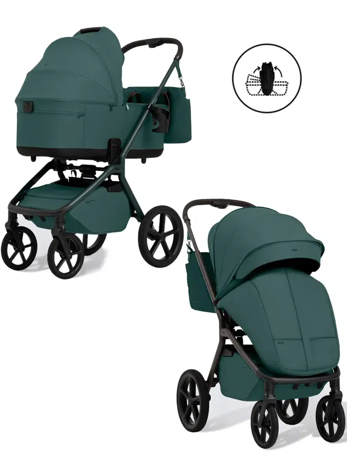 Коляска 2 в 1 SBL (Sweet baby) Orso, изумрудный (emerald)