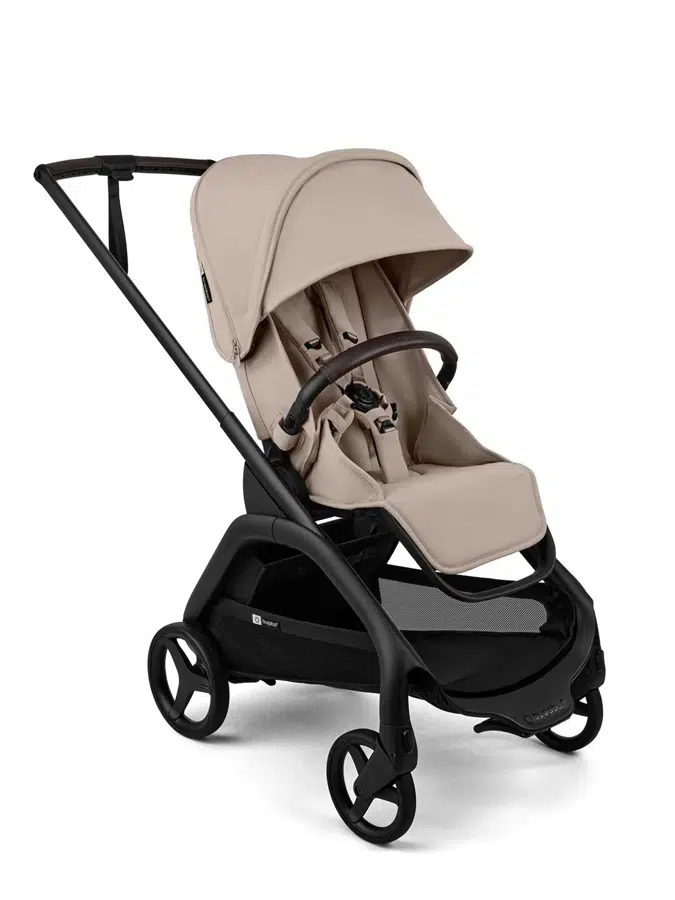 Коляска прогулочная Bugaboo Dragonfly Plus Черный/Бежевый (Black/Desert Taupe-Desert Taupe), реверсивный блок, компактная