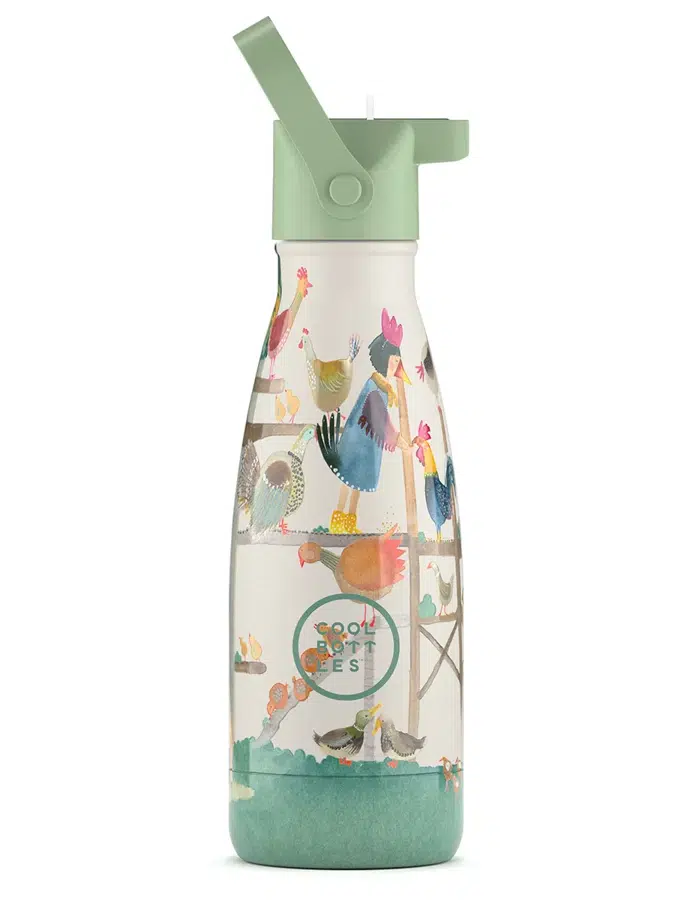 Термос-термобутылка Cool Bottles Kids серия Adventure Hen House 260мл CBBK26HH