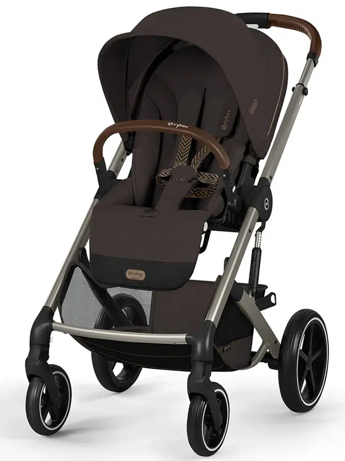 Коляска прогулочная Cybex Balios S Lux TPE (2026), шоколадный (chocolate brown), с дождевиком