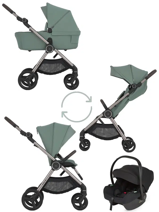Коляска 3 в 1 ANEX iQ Premium Olly