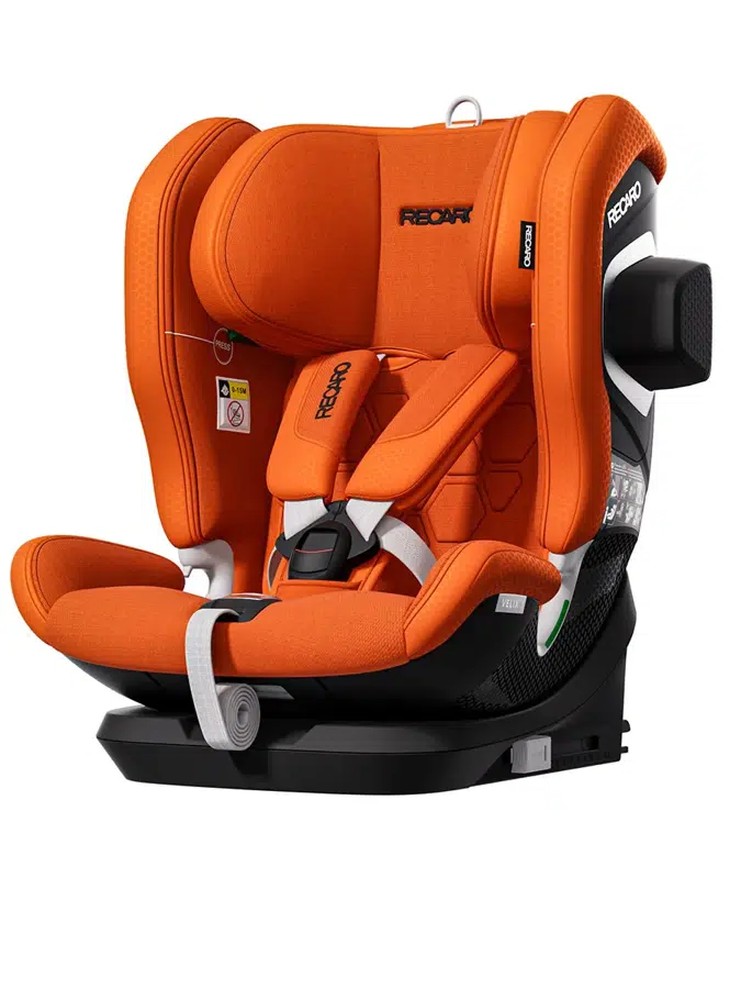 Автокресло 1/2/3 RECARO Velix 1, оранжевый (vibrant orange), от 15 месяцев до 12 лет, 9-36 кг, isofix