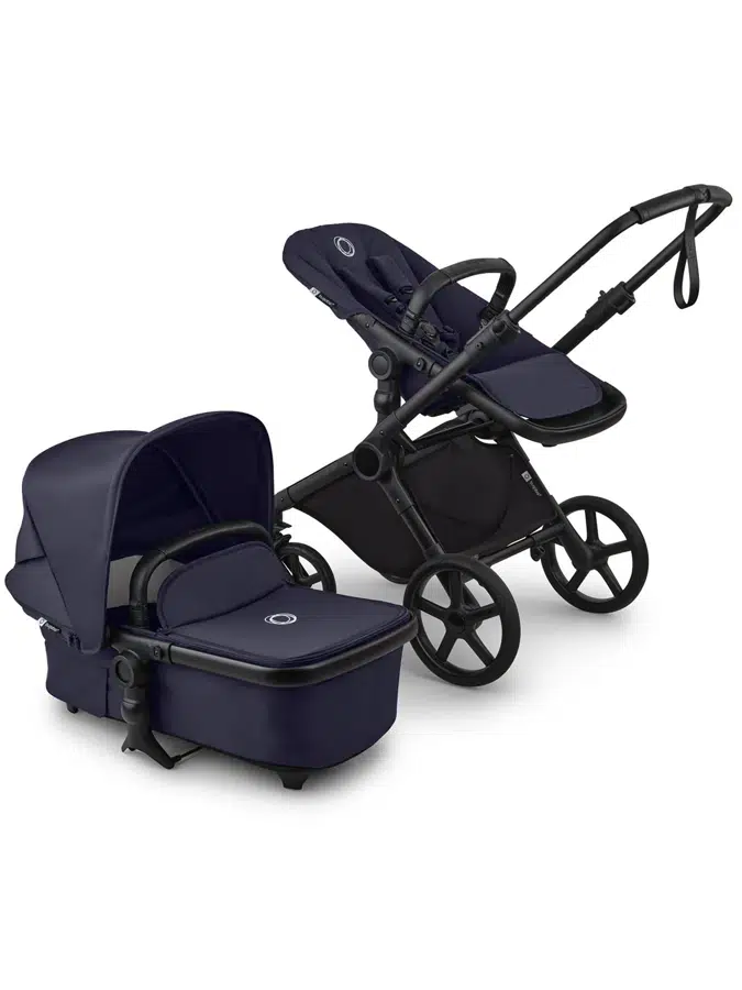 Коляска 2 в 1 Bugaboo Cub complete, ЧЕРНЫЙ (BLACK/DEEP INDIGO-DEEP INDIGO)