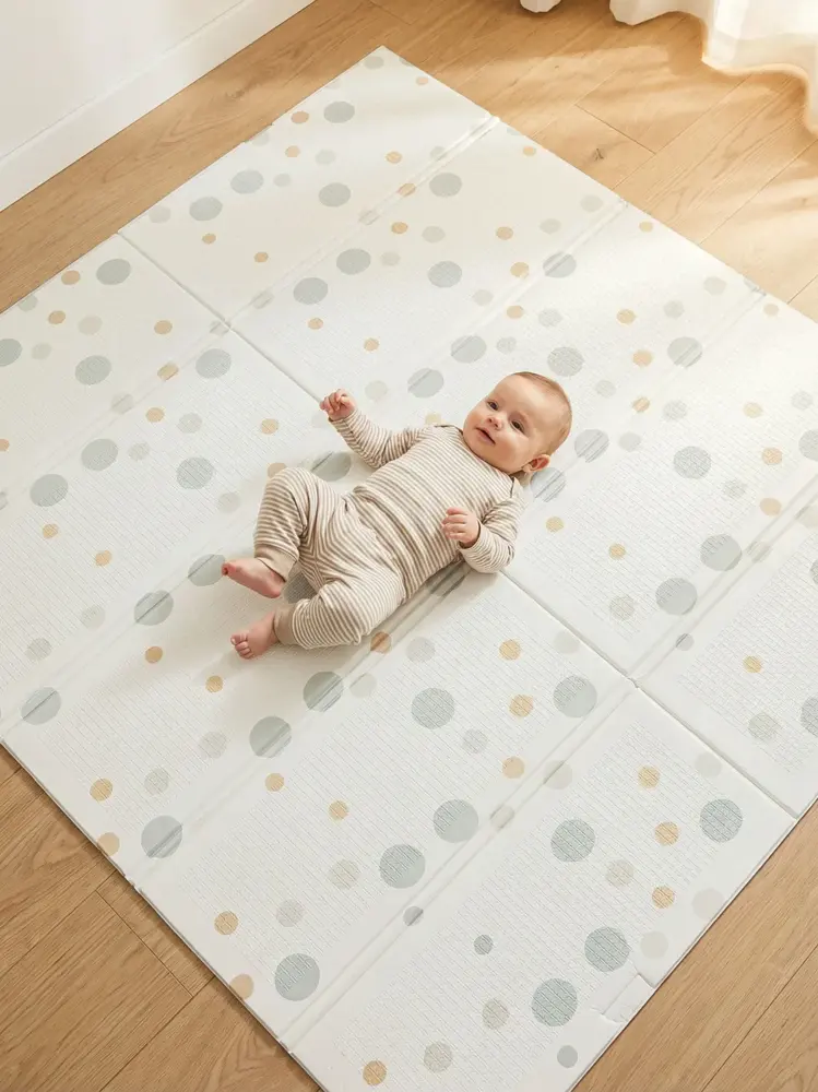 Коврик игровой складной UNIX Kids Circles 150x180 см Серый (Grey) PMCS150GY