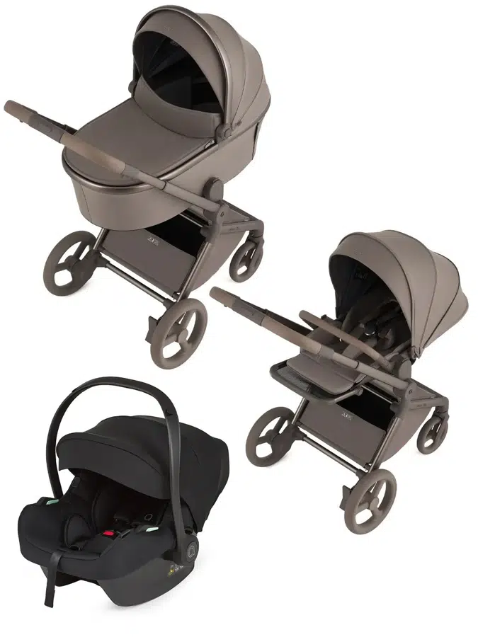 Коляска 3 в 1 ANEX Flo, светло-коричневый (yuki) с креслом Avionaut Cosmo (black)