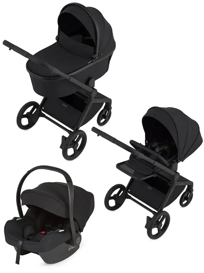 Коляска 3 в 1 ANEX Flo, черный /lungo с креслом Avionaut Cosmo (black)