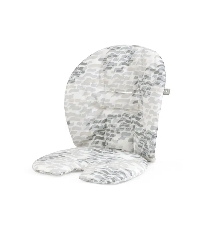 Подушка Stokke для стульчика Steps Серые Волны (Waves Grey) 349917