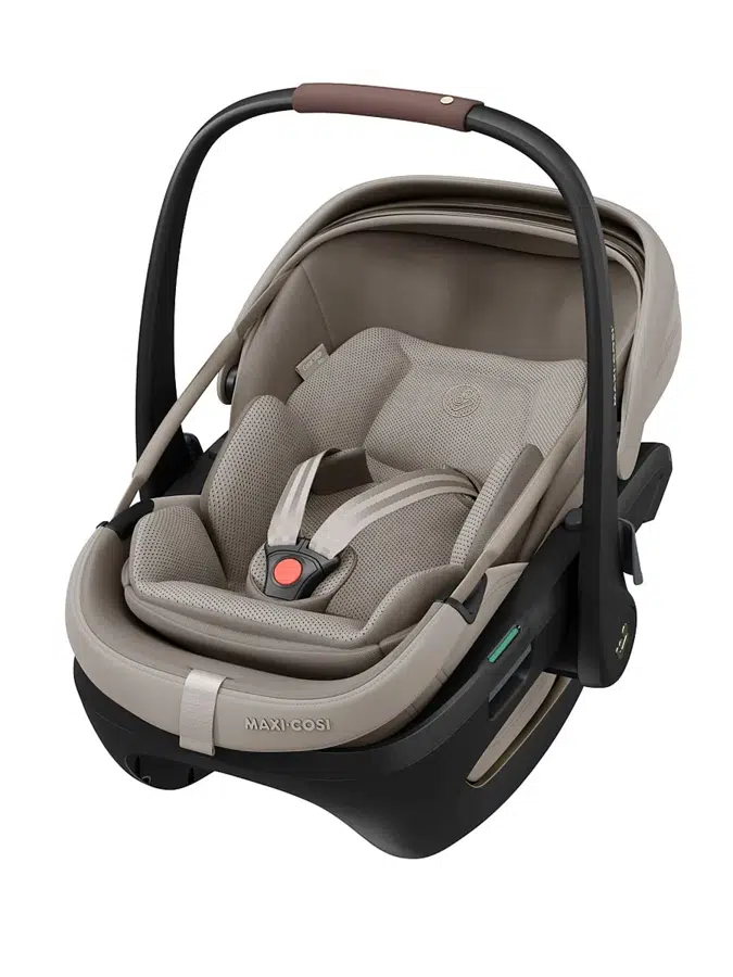 Автокресло 0+ Maxi-Cosi Coral Slide Pro, бежевый (sapphire sand)