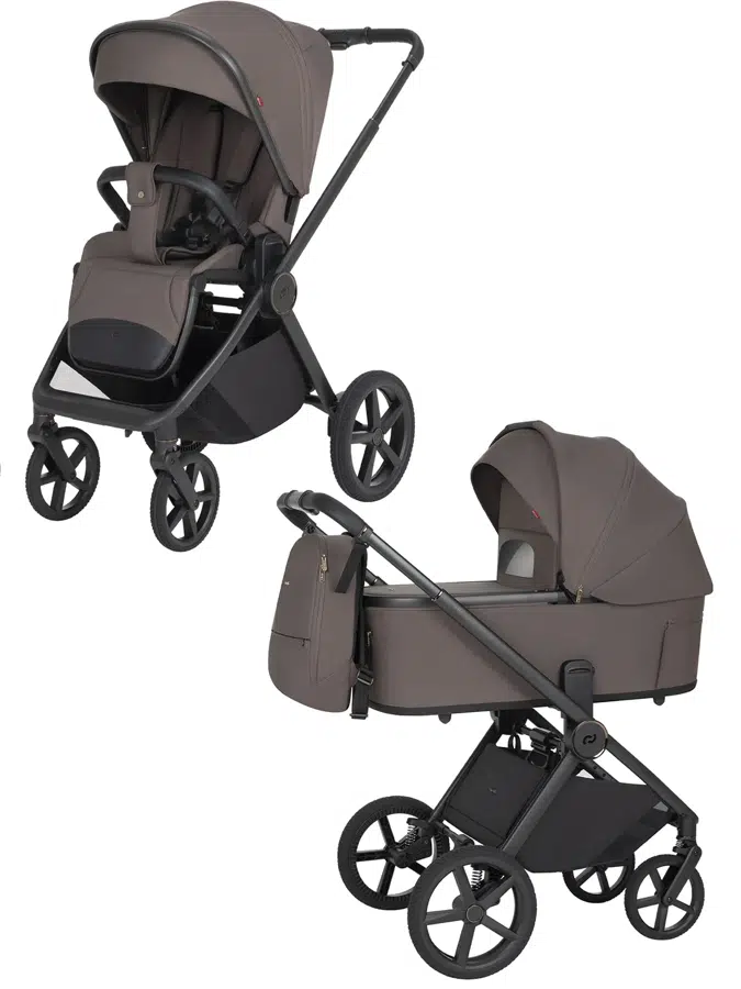 Коляска 2 в 1 Carrello Ultimo F CRL-6701, коричневый (lucky brown)