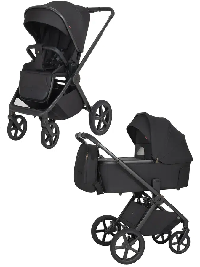 Коляска 2 в 1 Carrello Ultimo F CRL-6701, черный (sable black)