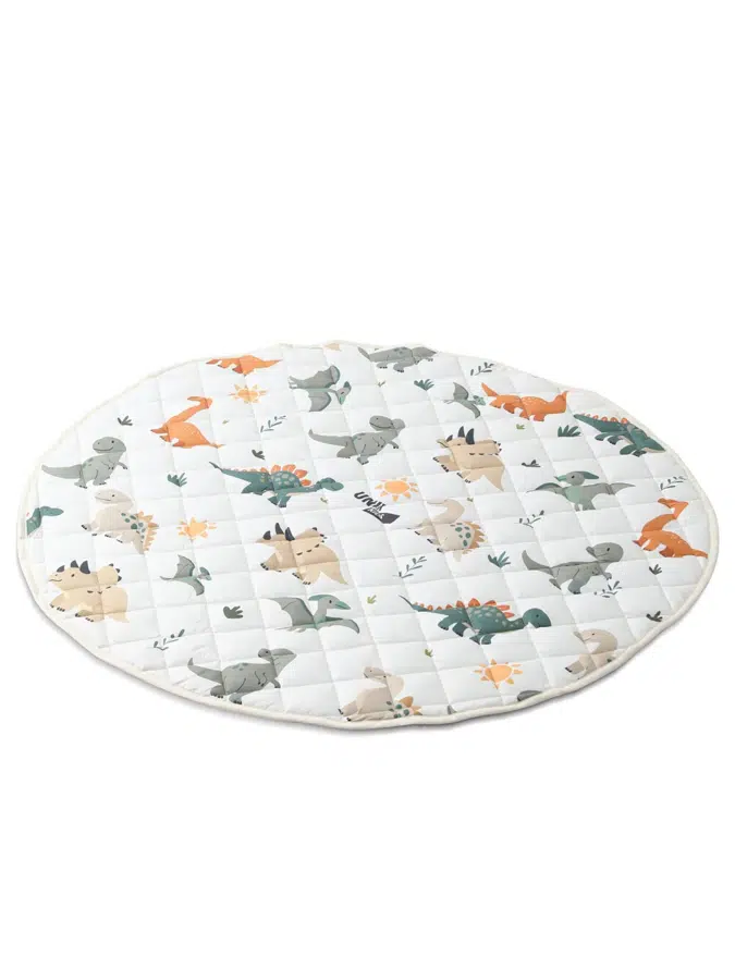 Коврик стеганный UNIX Kids DINO круглый 150 см PMDINO150RD