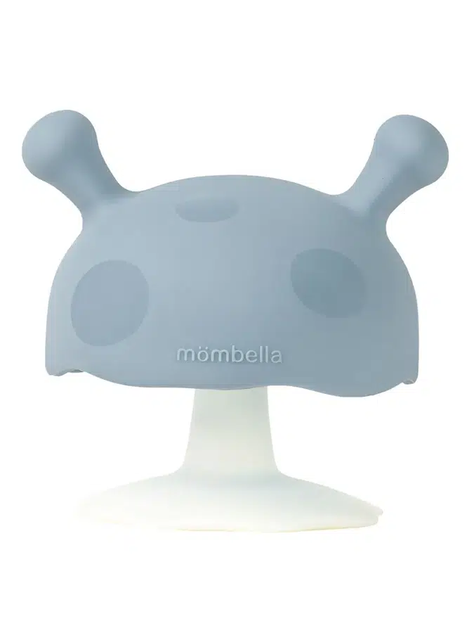 Прорезыватель Mombella силиконовый Грибочек серый 00116