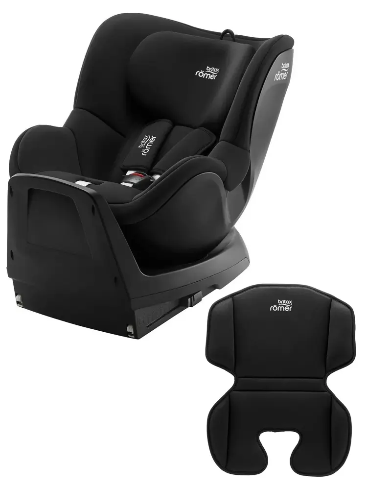 Автокресло 0+/1 Britax Roemer DUALFIX PLUS Space Black + вкладыш для комфорта (ПОДАРОК)
